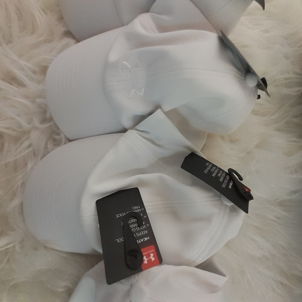 White Under Armour Hats